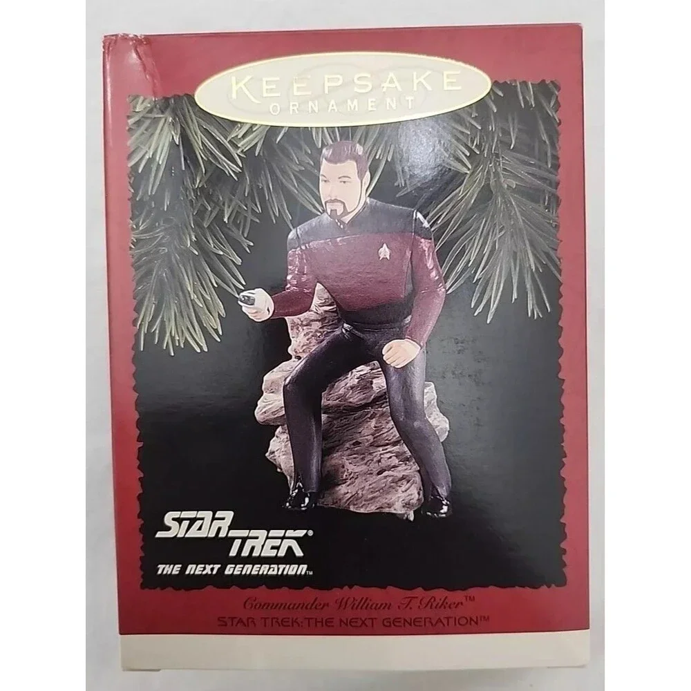 Hallmark Keepsake Ornament 1996 Star Trek The Next Generation William T Riker